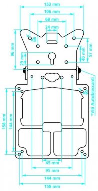 MOTO Držák SPZ ALU nastavitelný X-TREME NEW 2/2020