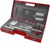 Hlavice nástrčné, sada 27ks, 1/2" FORTUM