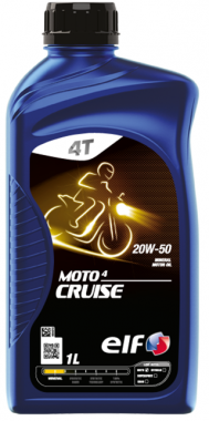 Motorový olej Elf Moto 4 Cruise 20W-50, 1L