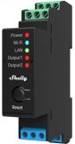 Shelly Pro 2PM - spínací modul s měřením spotřeby, 2x16A, Wi-Fi, LAN, Bluetooth, na DIN lištu