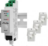 Shelly Pro 3EM - třifazový elektroměr s měřením spotřeby, Wi-Fi, Bluetooth, LAN, 3x120A