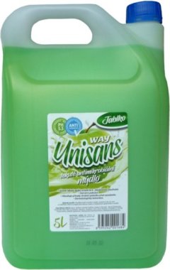 Unisans tekuté mýdlo 5l Jablko antibakteriální Ph 5,5