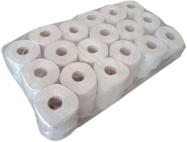 Toaletní papír 1000 útržků, 2vr celulóza (36ks) 65m bez přebalu