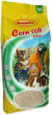 Podestýlka Avicentra kukuřičná hrubá 20l