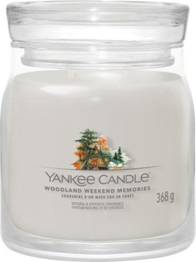 YANKEE CANDLE WOODLAND WEEKEND MEMORIES SIGNATURE STŘEDNÍ