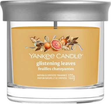 YANKEE CANDLE GLISTENING LEAVES SIGNATURE TUMBLER MALÝ