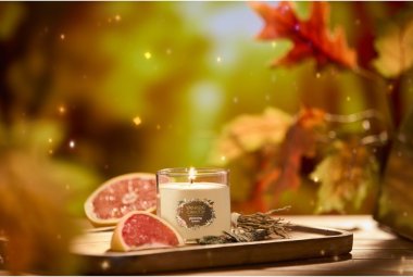 YANKEE CANDLE GLISTENING LEAVES SIGNATURE TUMBLER MALÝ