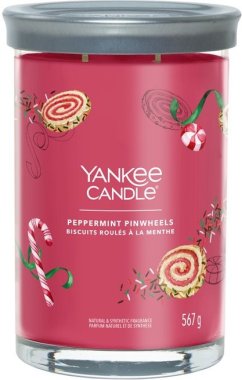 YANKEE CANDLE PEPPERMINT PINWHEELS SIGNATURE TUMBLER VELKÝ