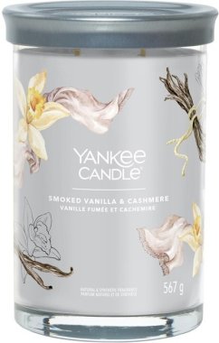 YANKEE CANDLE SMOKED VANILLA & CASHMERE SIGNATURE TUMBLER VELKÝ