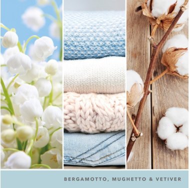 YANKEE CANDLE VOTIVNÍ SVÍČKA PLNĚNÁ VE SKLE CLEAN COTTON