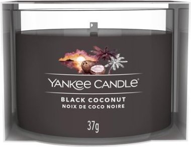 YANKEE CANDLE VOTIVNÍ SVÍČKA PLNĚNÁ VE SKLE BLACK COCONUT