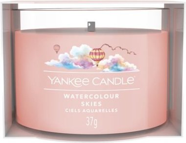 YANKEE CANDLE VOTIVNÍ SVÍČKA PLNĚNÁ VE SKLE WATERCOLOUR SKIES