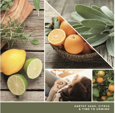 YANKEE CANDLE VOTIVNÍ SVÍČKA PLNĚNÁ VE SKLE SAGE & CITRUS