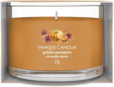 YANKEE CANDLE VOTIVNÍ SVÍČKA PLNĚNÁ VE SKLE GOLDEN PUMPKIN