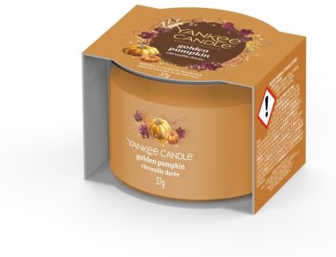 YANKEE CANDLE VOTIVNÍ SVÍČKA PLNĚNÁ VE SKLE GOLDEN PUMPKIN