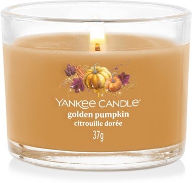 YANKEE CANDLE VOTIVNÍ SVÍČKA PLNĚNÁ VE SKLE GOLDEN PUMPKIN