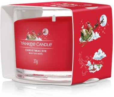 YANKEE CANDLE VOTIVNÍ SVÍČKA PLNĚNÁ VE SKLE CHRISTMAS EVE
