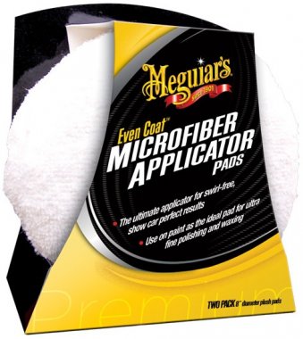 Meguiar's Even Coat Microfiber Applicator Pads, 2ks