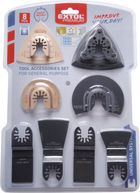 Multifunkční nářadí EXTOL PREMIUM 8ks univerzální