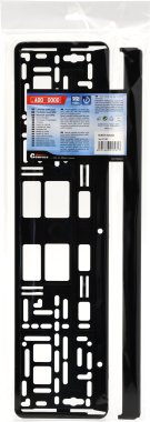 Podložka pod SPZ BLACK metallic Compass