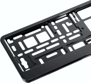 Podložka pod SPZ BLACK metallic Compass