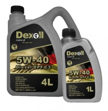 Motorový olej Dexoll Diesel DPF C3 5W-40, 4L