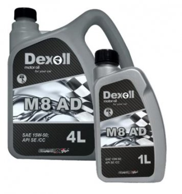 Motorový olej Dexoll M8 AD 15W-50, 4L