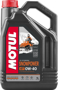 Motorový olej Motul Snowpower 4T 0W-40, 4L
