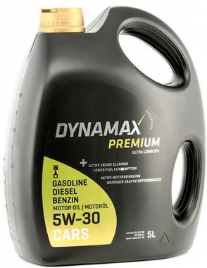 Motorový olej Dynamax Premium Ultra LongLife 5W-30, 5L